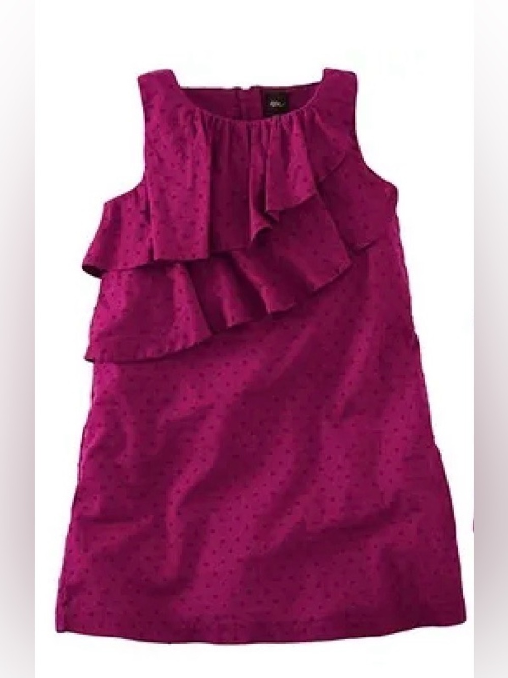 Tea Collection Swiss Dot Ruffle Dress size 4